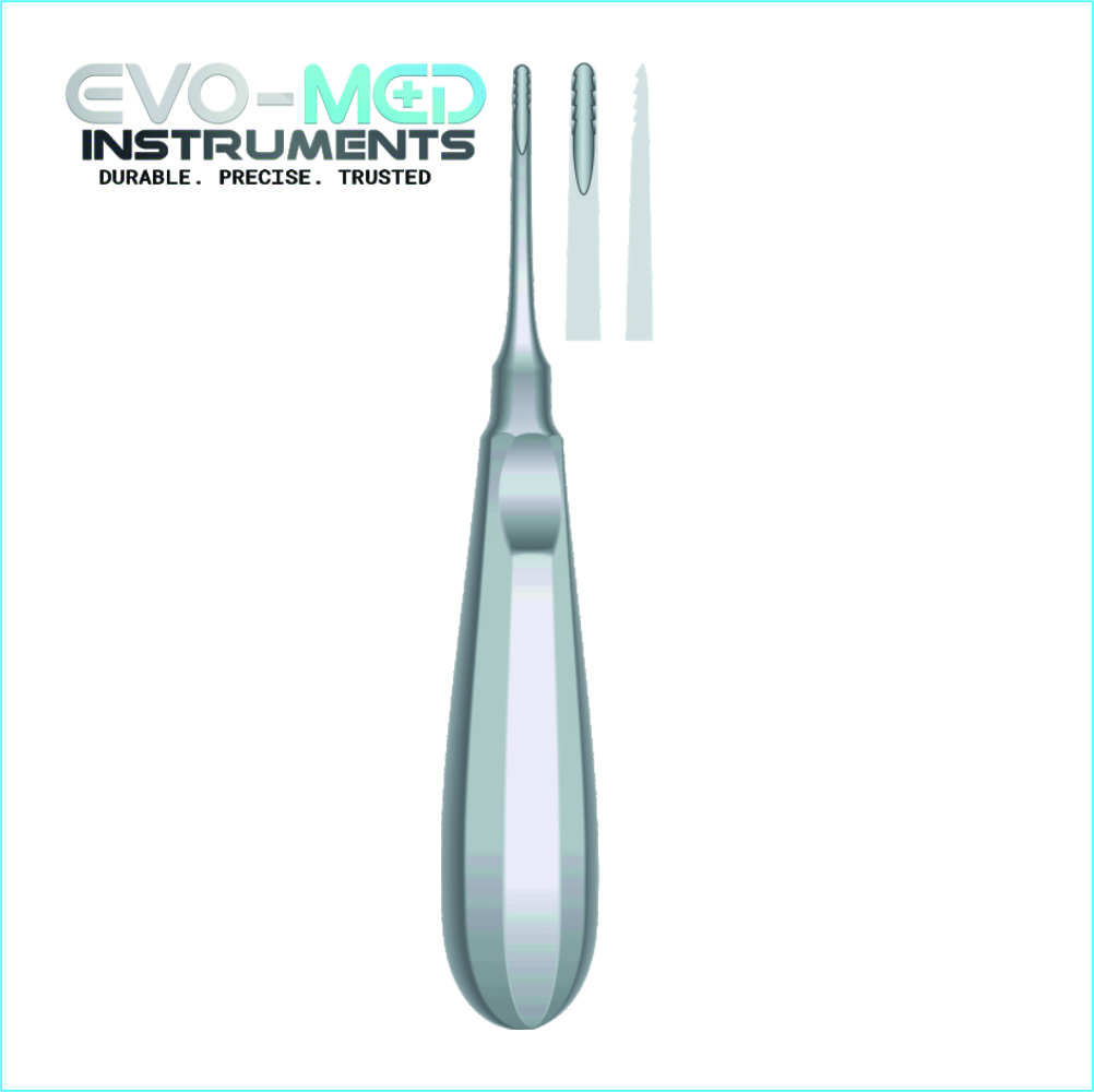 Root Elevator Lindo-Levien Serrated 4.5mm