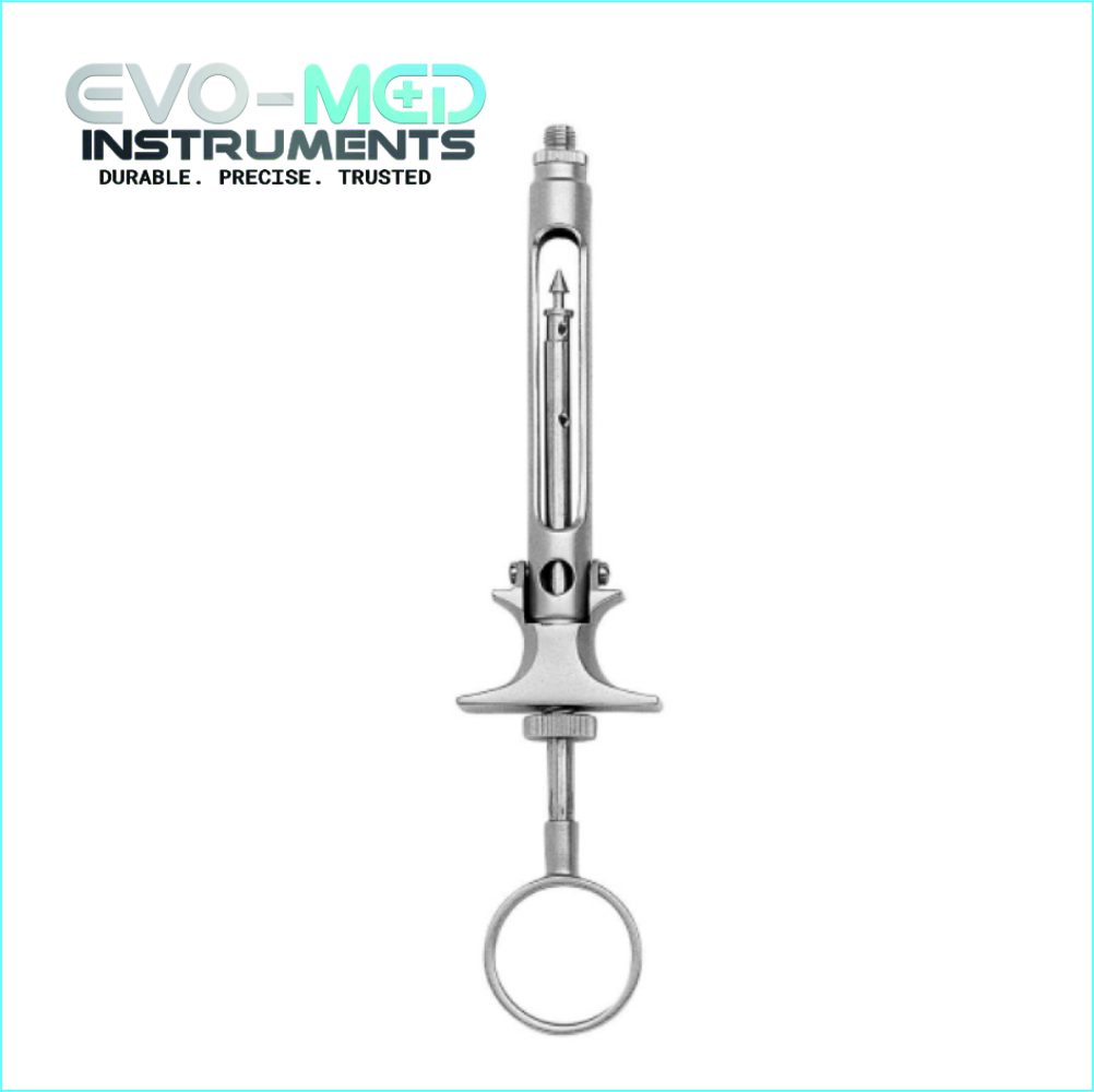 Aspirating Syringe American Thread Syringe Aspirating FOLDING TYPE 2.2ML